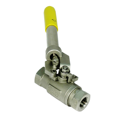 SPRING RETURN HANDLE DEADMAN HANDLE BALL VALVE - LUNG YUN