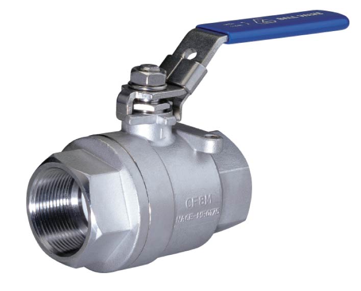 二片式牙口高壓球閥2000psi
